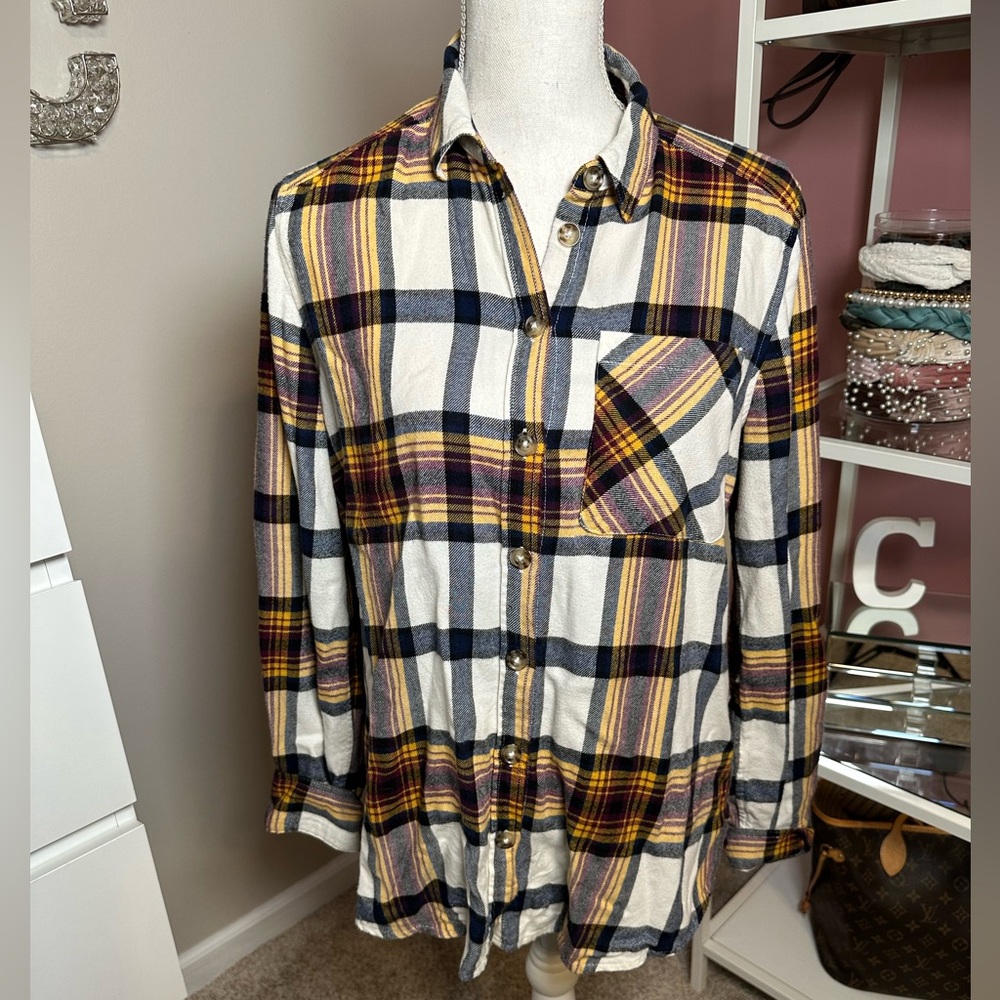 Express Multicolor Flannel Shirt